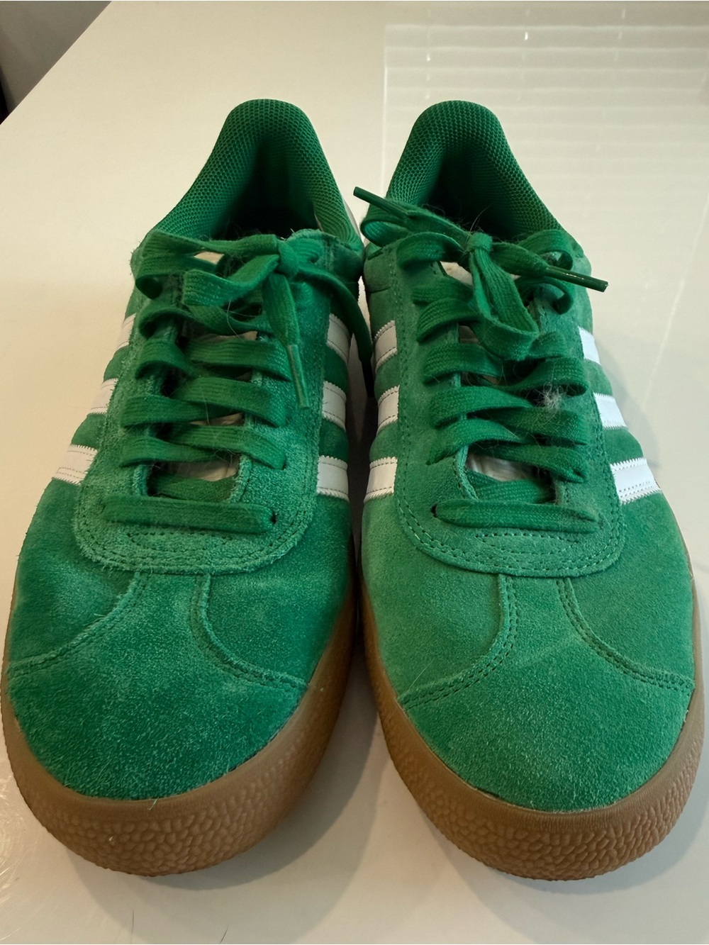 Adidas Men's Gazelle ADV Originals Sizes 11 Green White |JH5247| Worn Once!